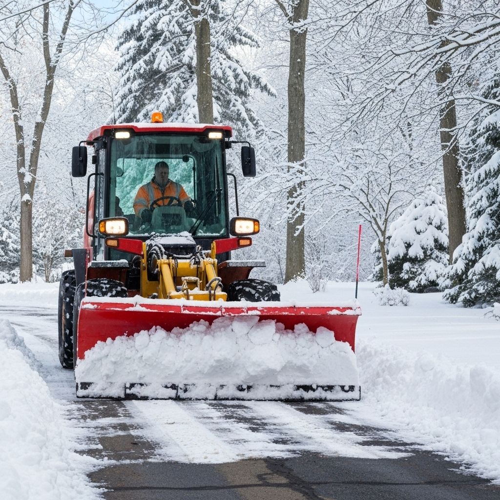 Snow Plowing & Removal by Earth Shaper Services